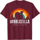 Turkey Day Thanksgiving Gobblezilla T-Shirt - T-Shirt | Maroon