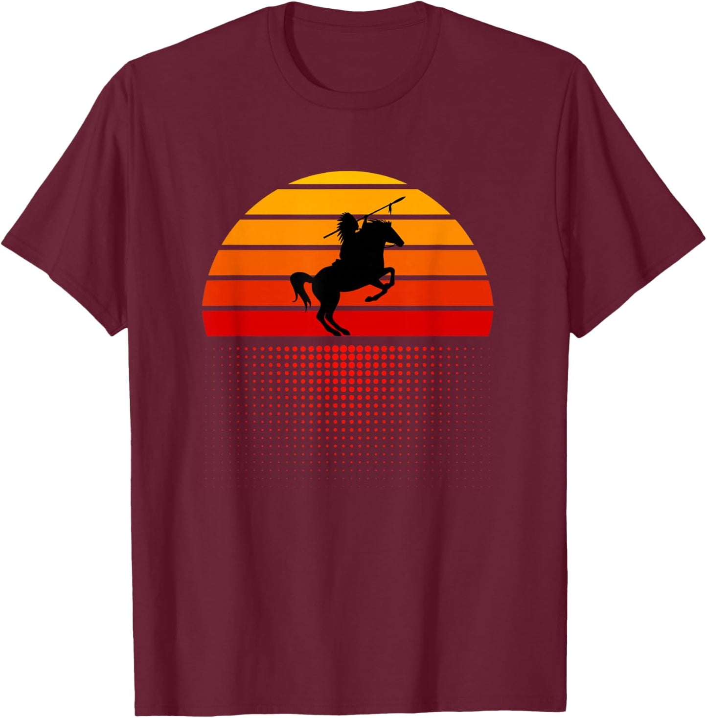 "Trail Never Ends" T-Shirt - T-Shirt | Maroon