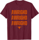 Funny USA US State Alright Texas Pride Texan Accent Southern T-Shirt - T-Shirt | Maroon