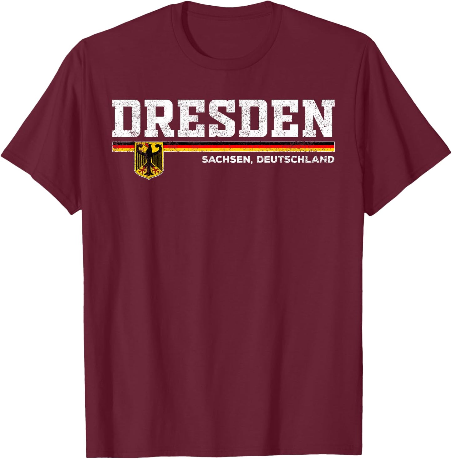 Dresden Germany / Deutschland T-Shirt - T-Shirt | Maroon