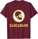 Caucasians Funny Vintage Caucasians Pride T-Shirt - T-Shirt | Maroon