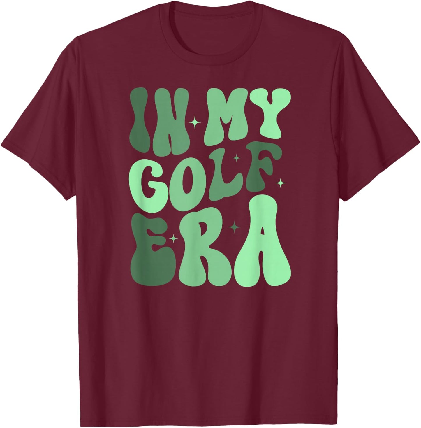 In My Golf Era T-Shirt - T-Shirt | Maroon