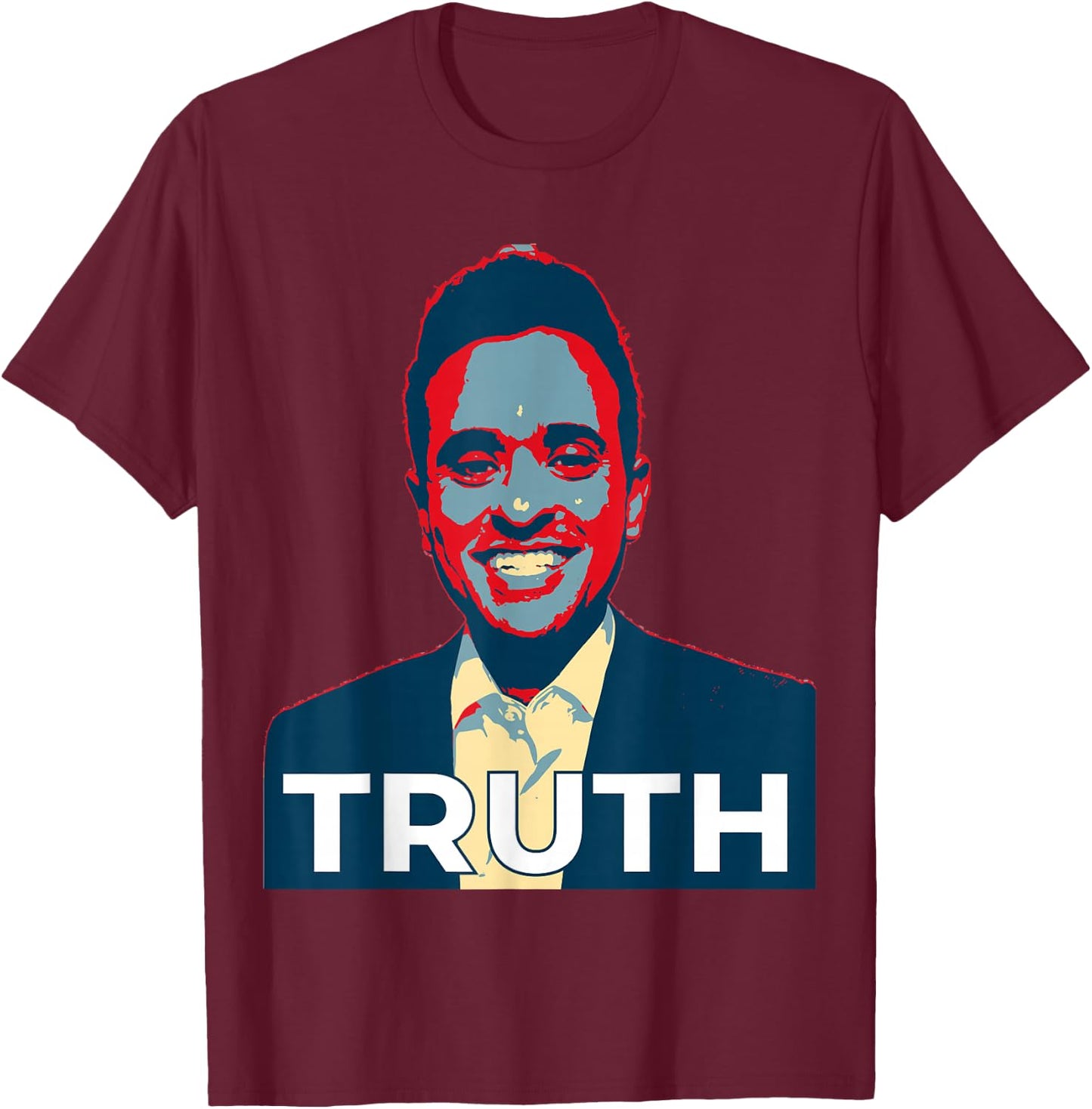 Vivek Ramaswamy Truth T-Shirt - T-Shirt | Maroon