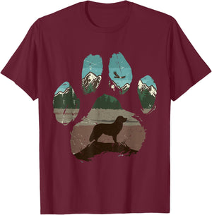 Nova Scotia Duck Tolling Retriever Toller Paw Mom Dad Dog Lo T-Shirt - T-Shirt | Maroon