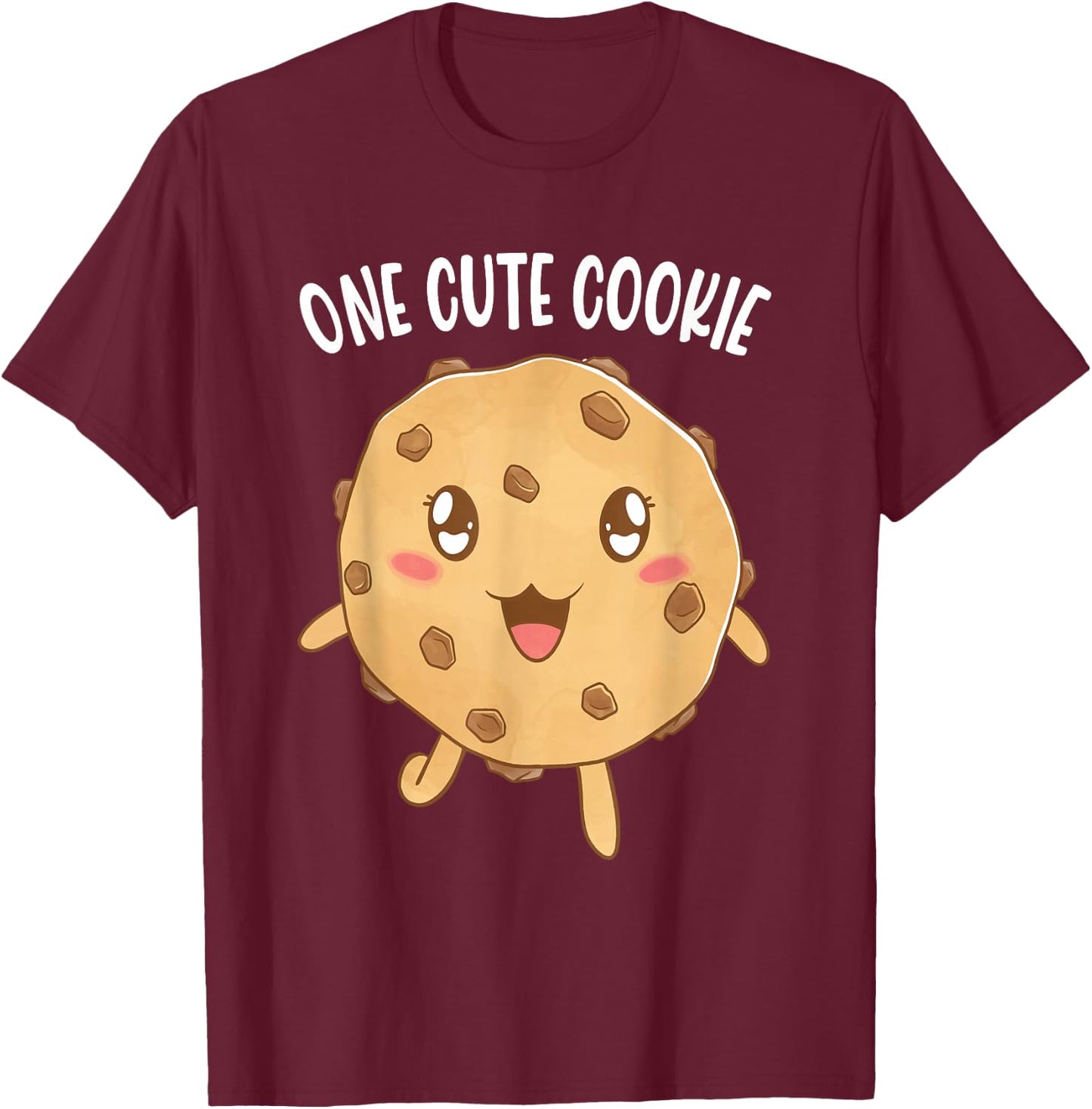 Chocolate Chip Cookie Lover Cookies T-Shirt - T-Shirt | Maroon