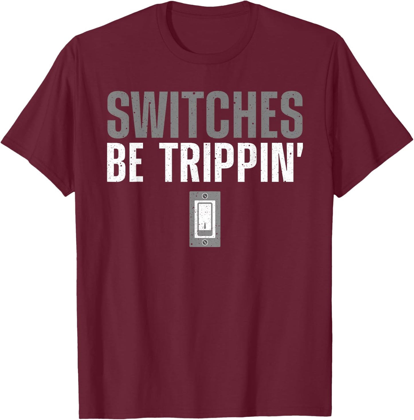 Electrician Art Women Electrical Switch Electrician T-Shirt - T-Shirt | Maroon