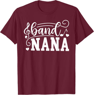 Band Nana Marching Band Nana Grandma T-Shirt - T-Shirt | Maroon