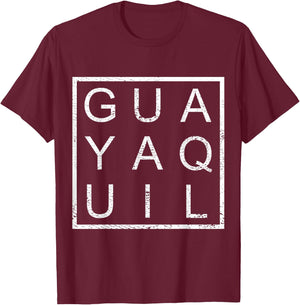 Guayaquil Ecuador, Ecuador Pride, Ecuador Travel, Guayaquil T-Shirt - T-Shirt | Maroon