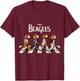 The Beagles Cover Funny Cute Vintage Beagle Dog Lover T-Shirt - T-Shirt | Maroon