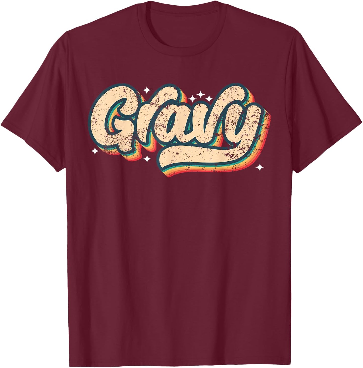 Gravy Shirt Vintage Look Slang A 70s Costume Or 80s Costume T-Shirt - T-Shirt | Maroon