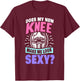 New Knee Surgery Recovery Gift Funny Knee Replacement T-Shirt - T-Shirt | Maroon