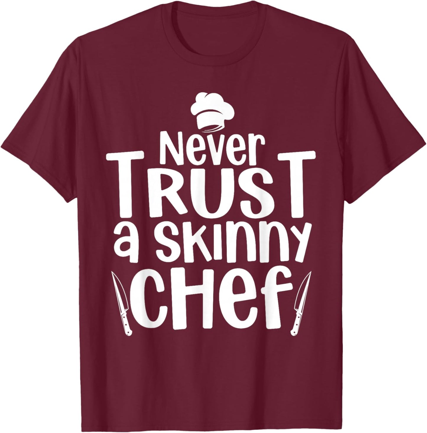 Funny Chef Design Women Culinary Chef Cook Cooking T-Shirt - T-Shirt | Maroon