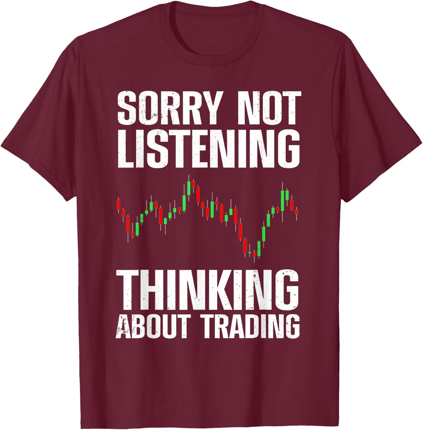 Cool Stock Market Women Stock Trading Candlestick T-Shirt - T-Shirt | Maroon