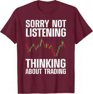 Cool Stock Market Women Stock Trading Candlestick T-Shirt - T-Shirt | Maroon
