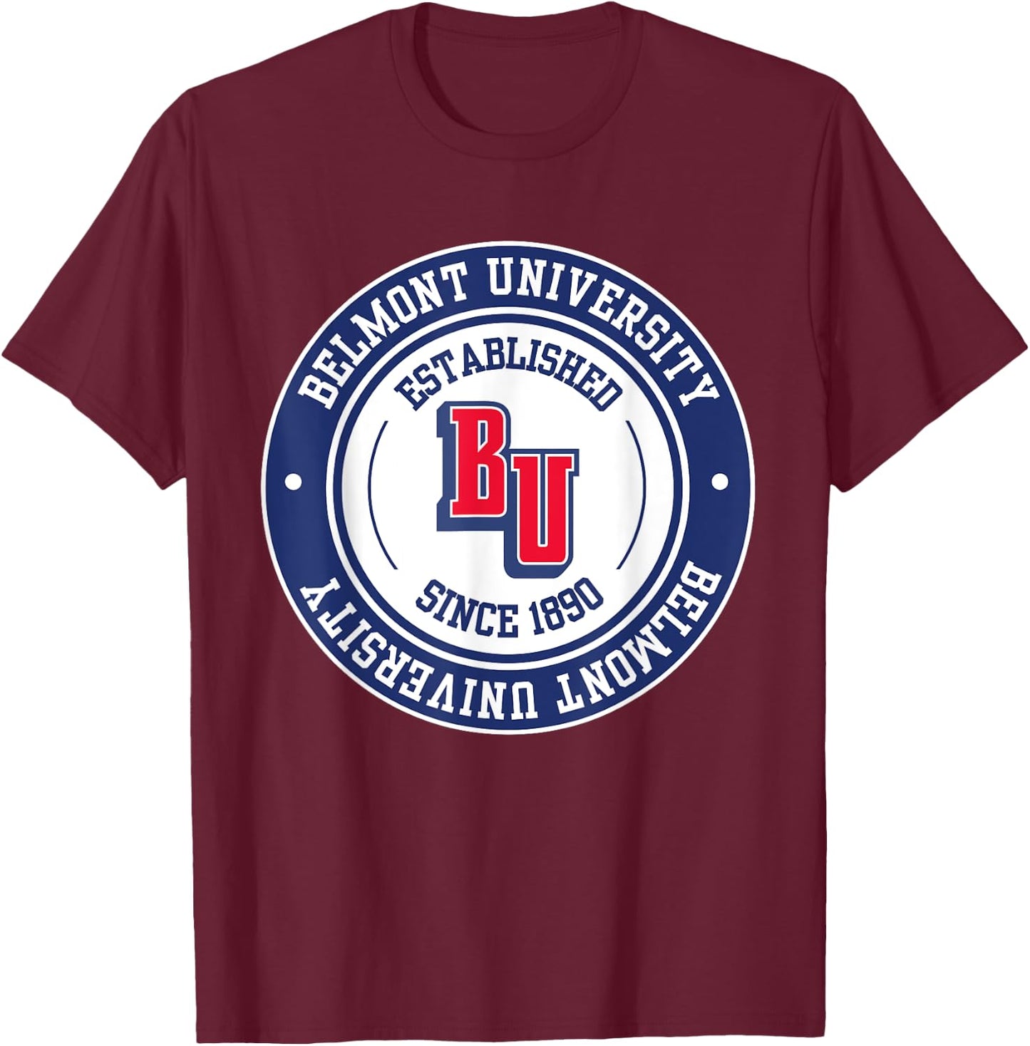 Belmont Bruins | Official NCAA Merch | NCAFBEL02 T-Shirt - T-Shirt | Maroon