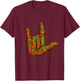I Love You ASL Black History Month BLM Deaf African American T-Shirt - T-Shirt | Maroon