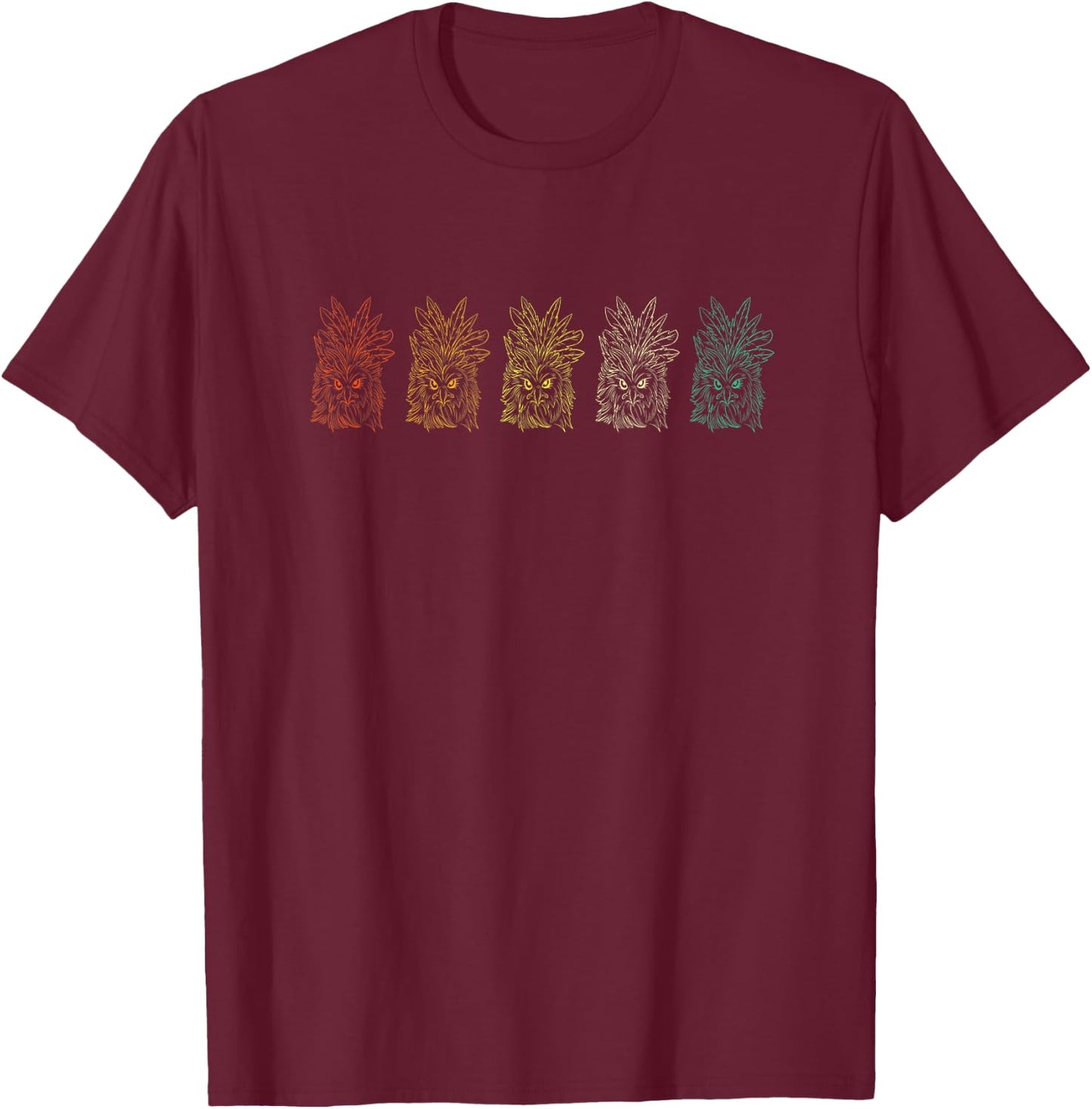 Retro Harpy Eagle Lover Vintage Harpy Eagle T-Shirt - T-Shirt | Maroon