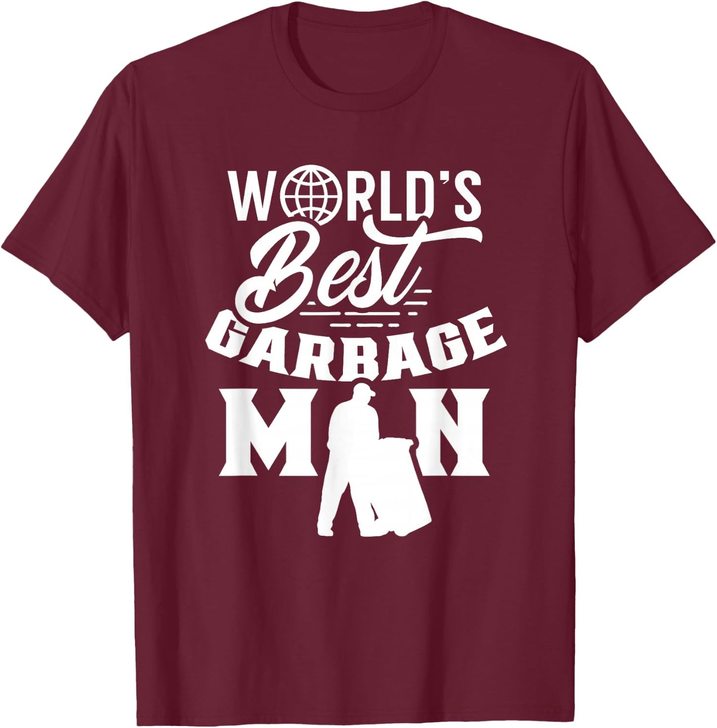Weltbeste Müllmann Rubbish Truck Rubbish Removal Rubbish Driver T-Shirt - T-Shirt | Maroon