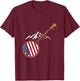 Banjo Bluebird Tennesse Mandolin T-Shirt - T-Shirt | Maroon