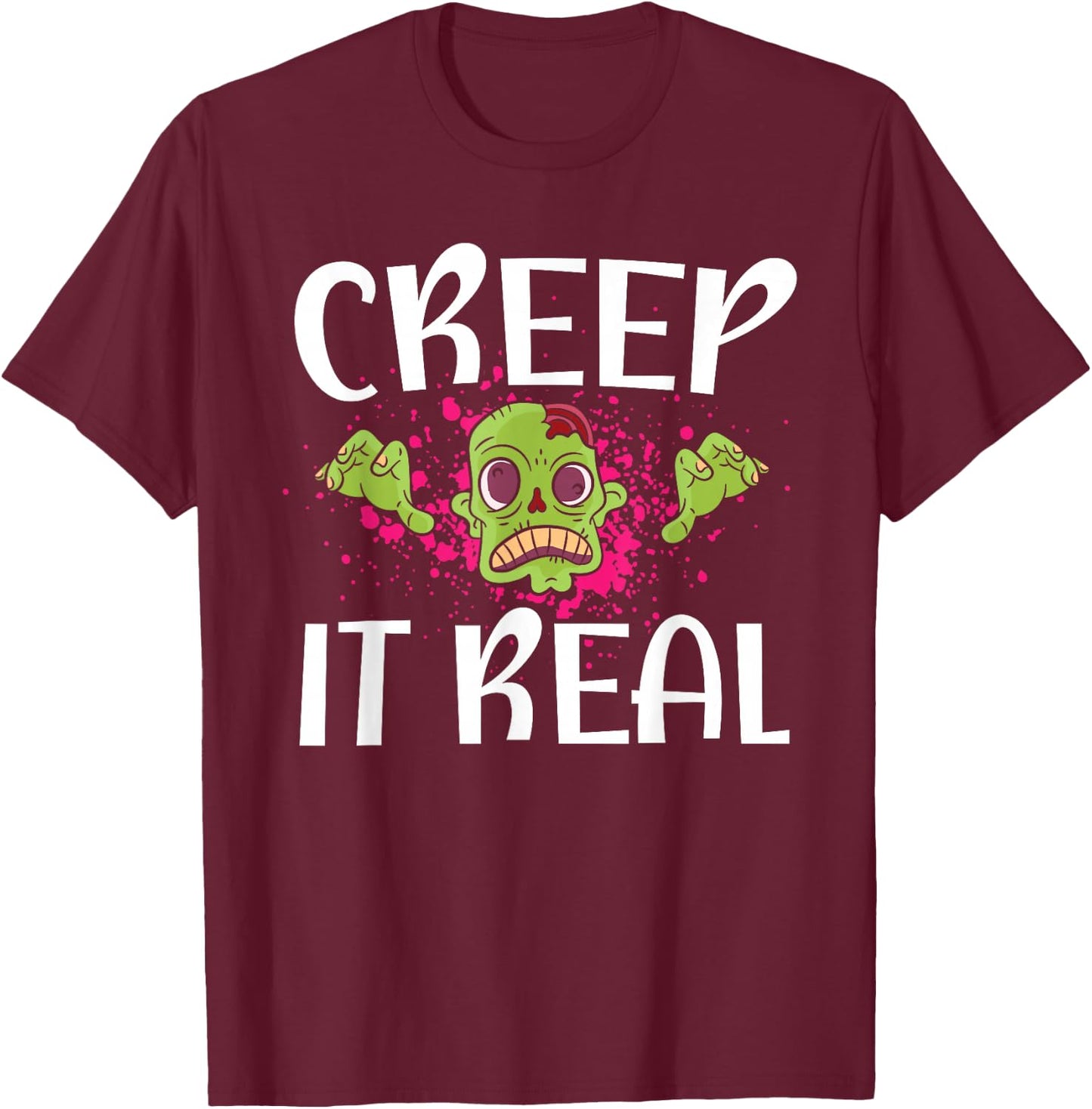 Zombie Lover Undead Monster Halloween Trick Or Treat T-Shirt - T-Shirt | Maroon