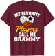 My Favorite Players Volleyball Soccer Basketball Grammy T-Shirt - T-Shirt | Maroon