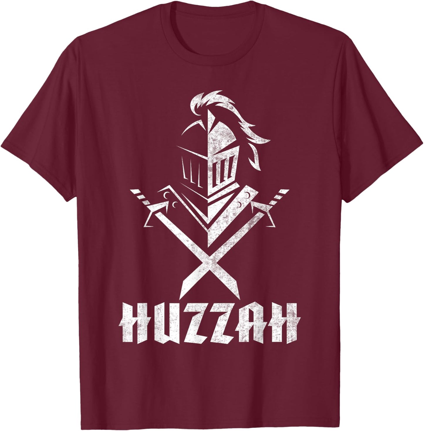 Huzzah Renaissance Festival Ren Faire T-Shirt - T-Shirt | Maroon