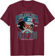 Philly Jawn 215 Area Code Black Queen Pride T-Shirt - T-Shirt | Maroon