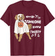 Funny Halloween Ghost Golden Retriever Did Someone Say Treat T-Shirt - T-Shirt | Maroon