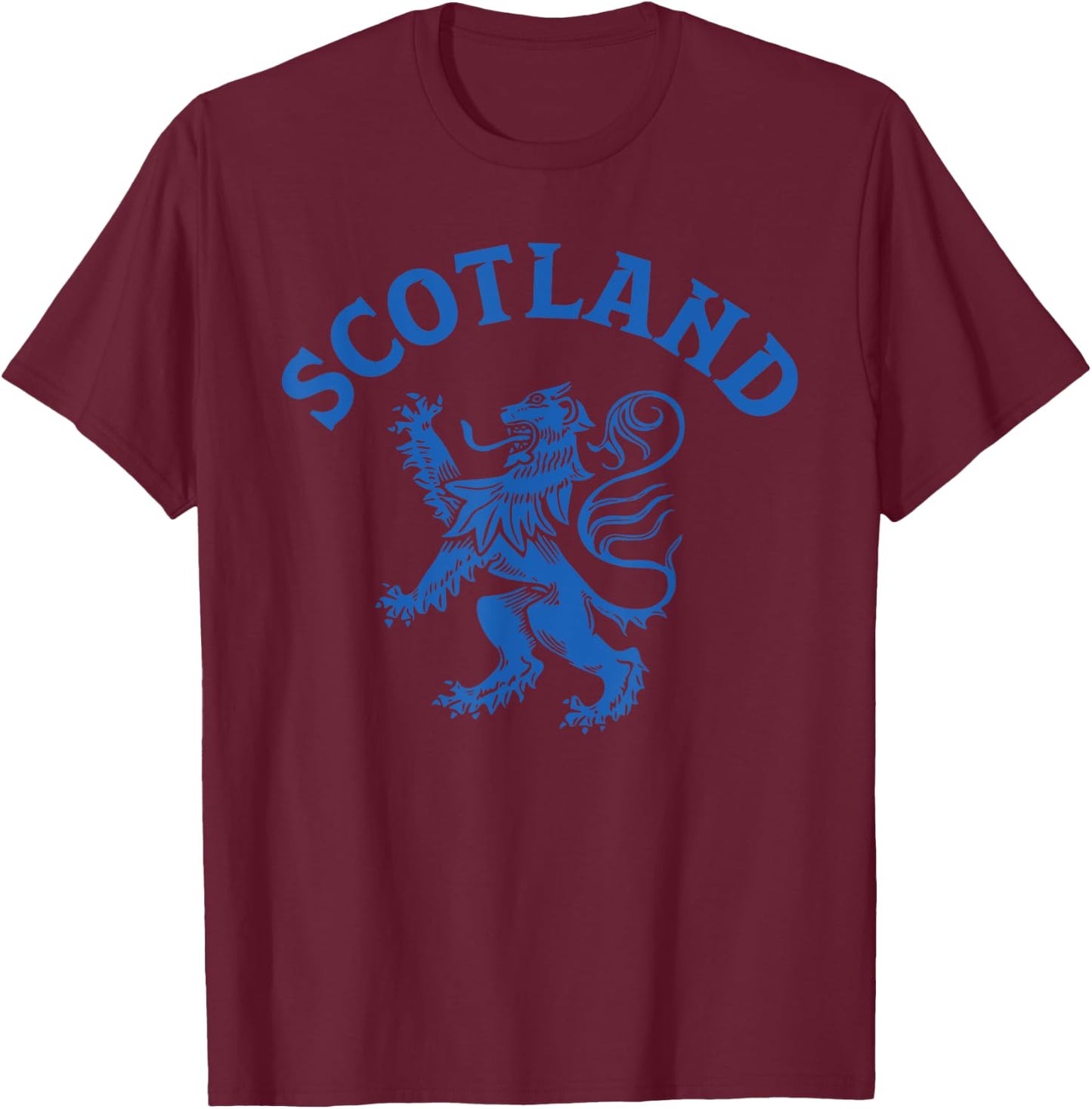 Scotland Home Scottish Pride Uk T-Shirt - T-Shirt | Maroon