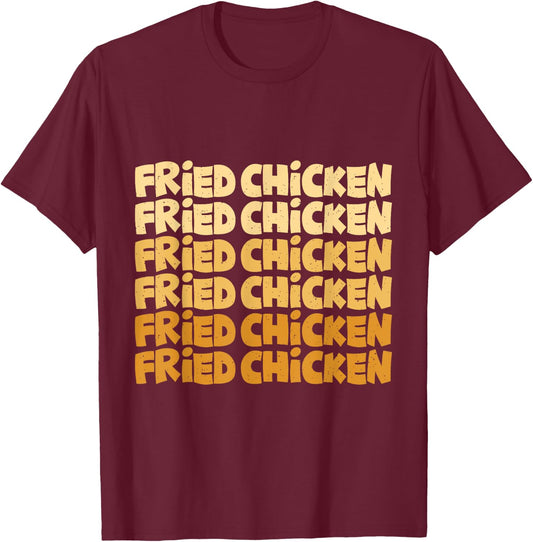 Fried chicken T-Shirt - T-Shirt | Maroon