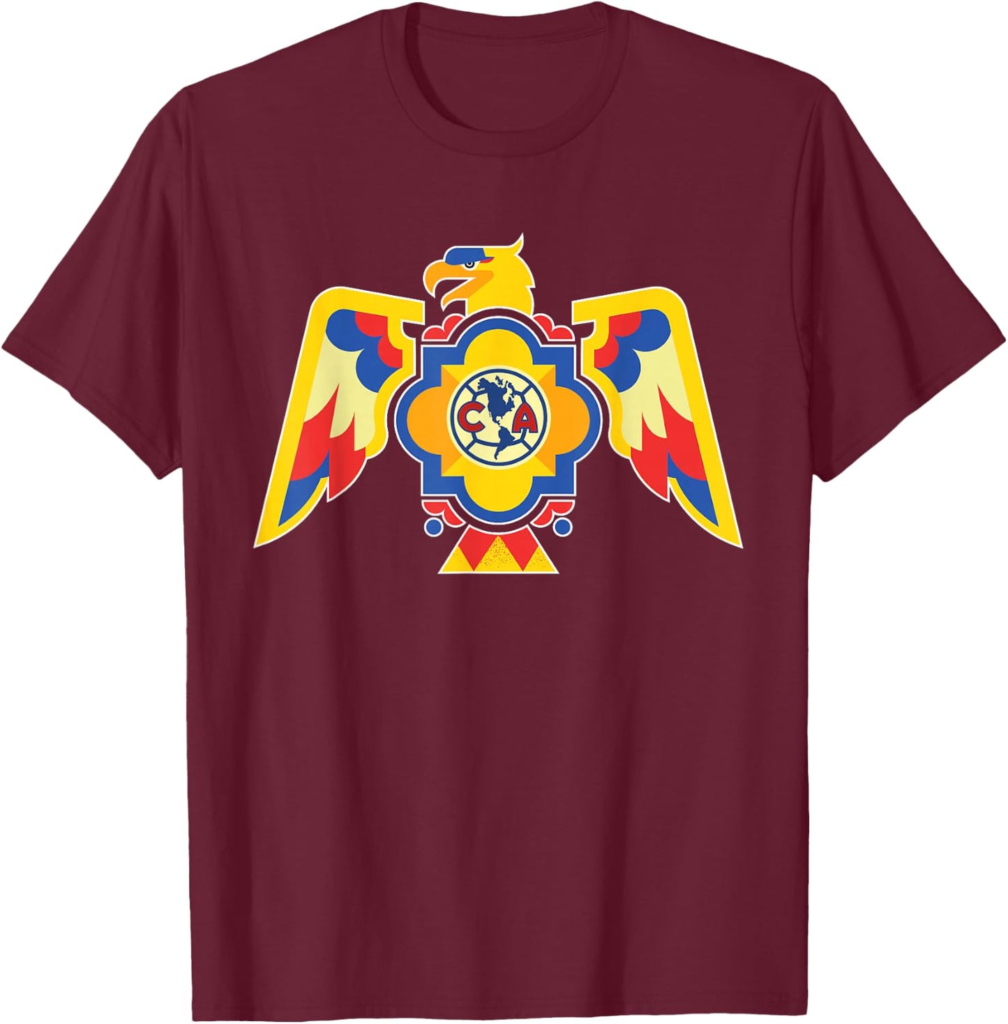 Club America - Score Big with Our Exclusive Collection T-Shirt - T-Shirt | Maroon