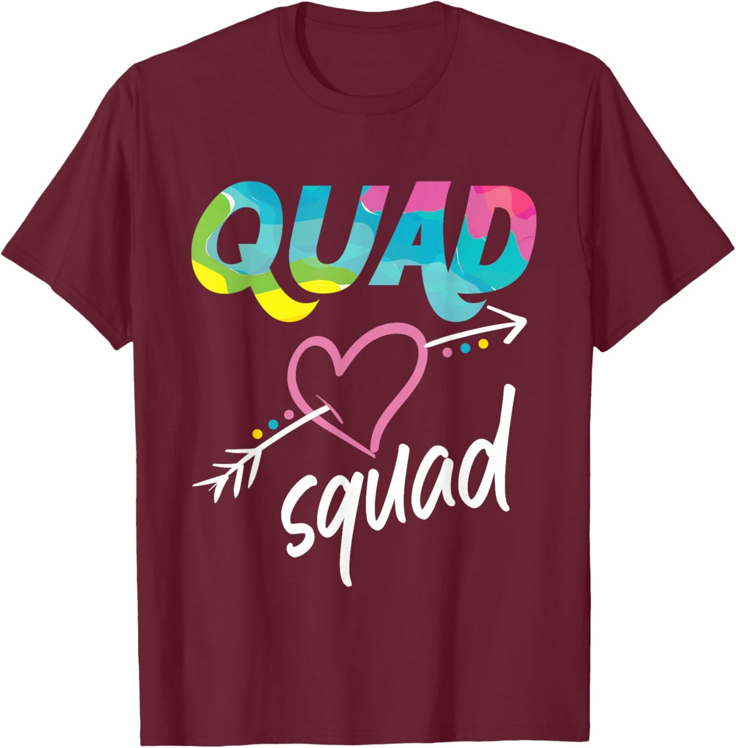 Quad Squad, ATV Four Wheeler Quad Bike Women T-Shirt - T-Shirt | Maroon