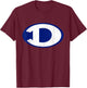 Dickinson High School - Dickinson Gators T-Shirt - T-Shirt | Maroon