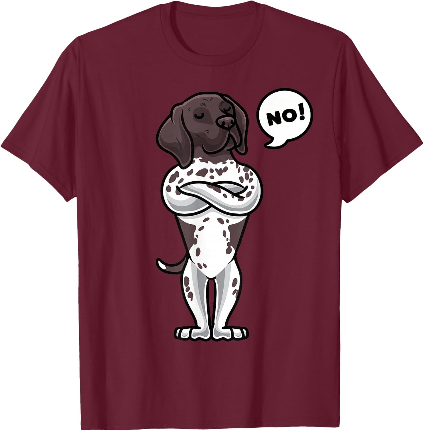 Sturer German Shorthair Dog Owner T-Shirt - T-Shirt | Maroon