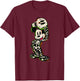 Disney 100 Mickey Mouse Halloween Classic Skeleton Costume T-Shirt - T-Shirt | Maroon