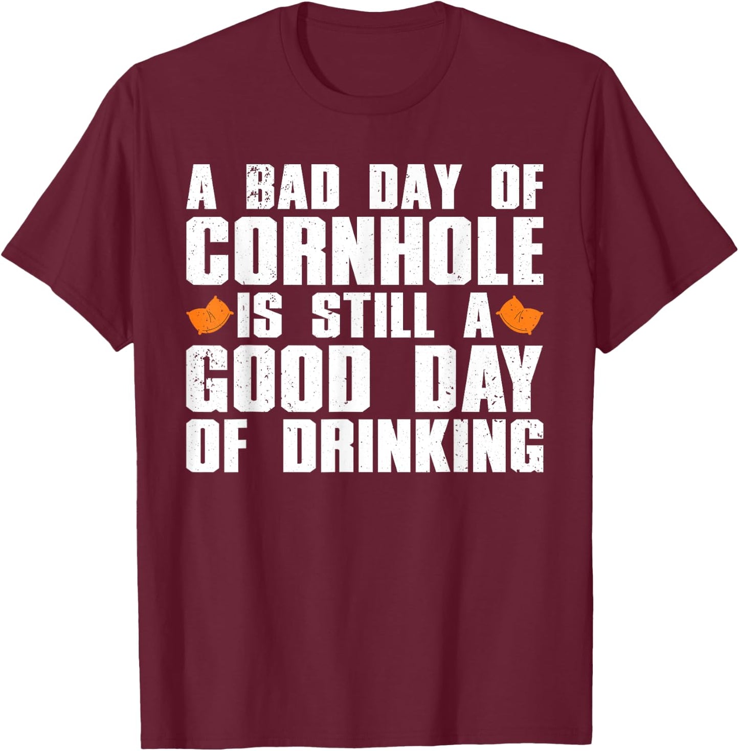 Funny Cornhole Art Women Board Game Cornhole Lover T-Shirt - T-Shirt | Maroon
