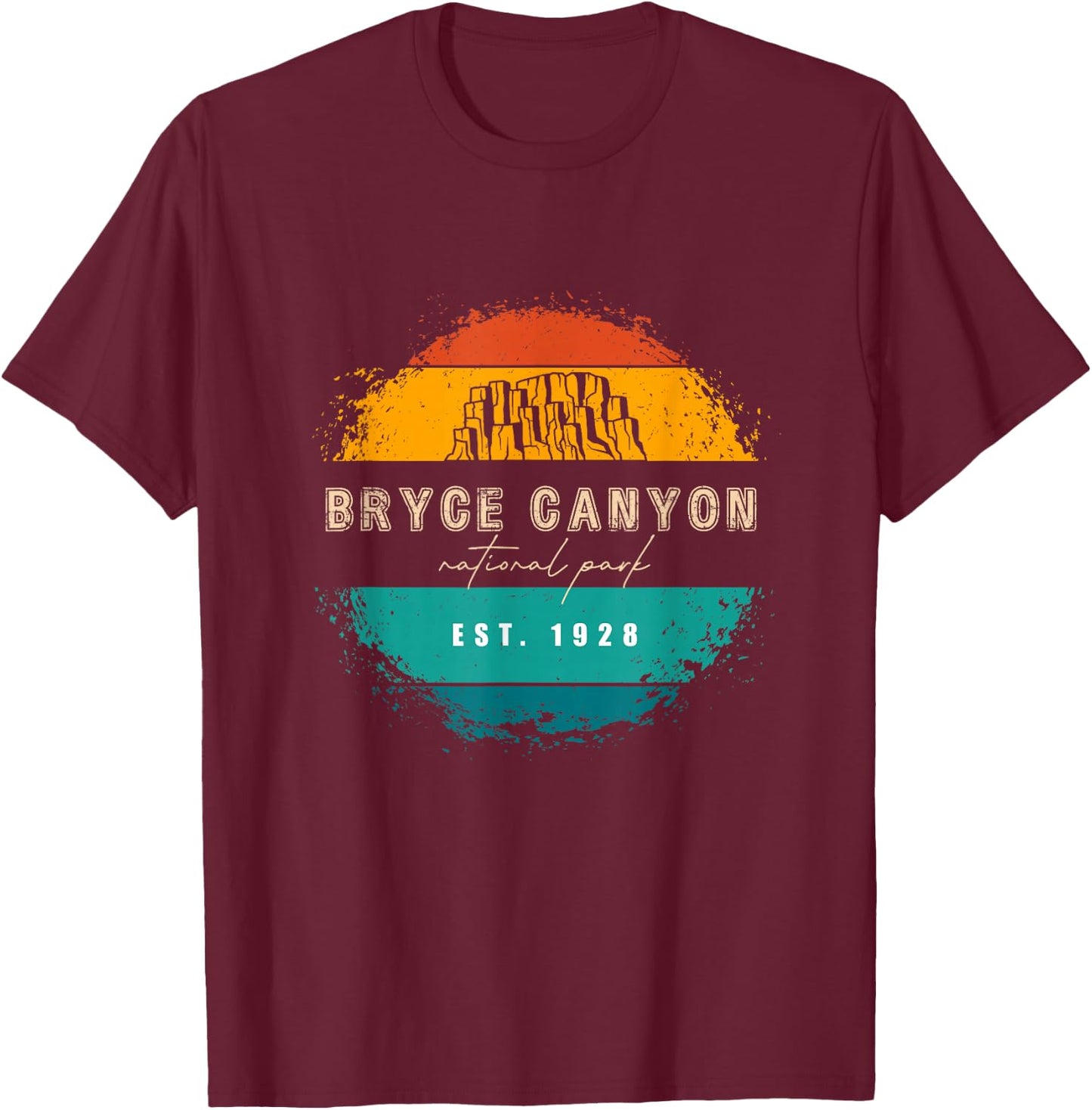 Bryce Canyon National Park Utah T-Shirt - T-Shirt | Maroon