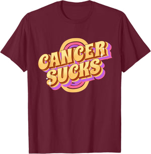 Cancer Sucks T-Shirt - T-Shirt | Maroon
