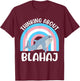 Thinking About Blahaj Transgender Whale Quote T-Shirt - T-Shirt | Maroon