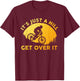 Funny Mountain Biking Art Women Trail Mountain Bike T-Shirt - T-Shirt | Maroon