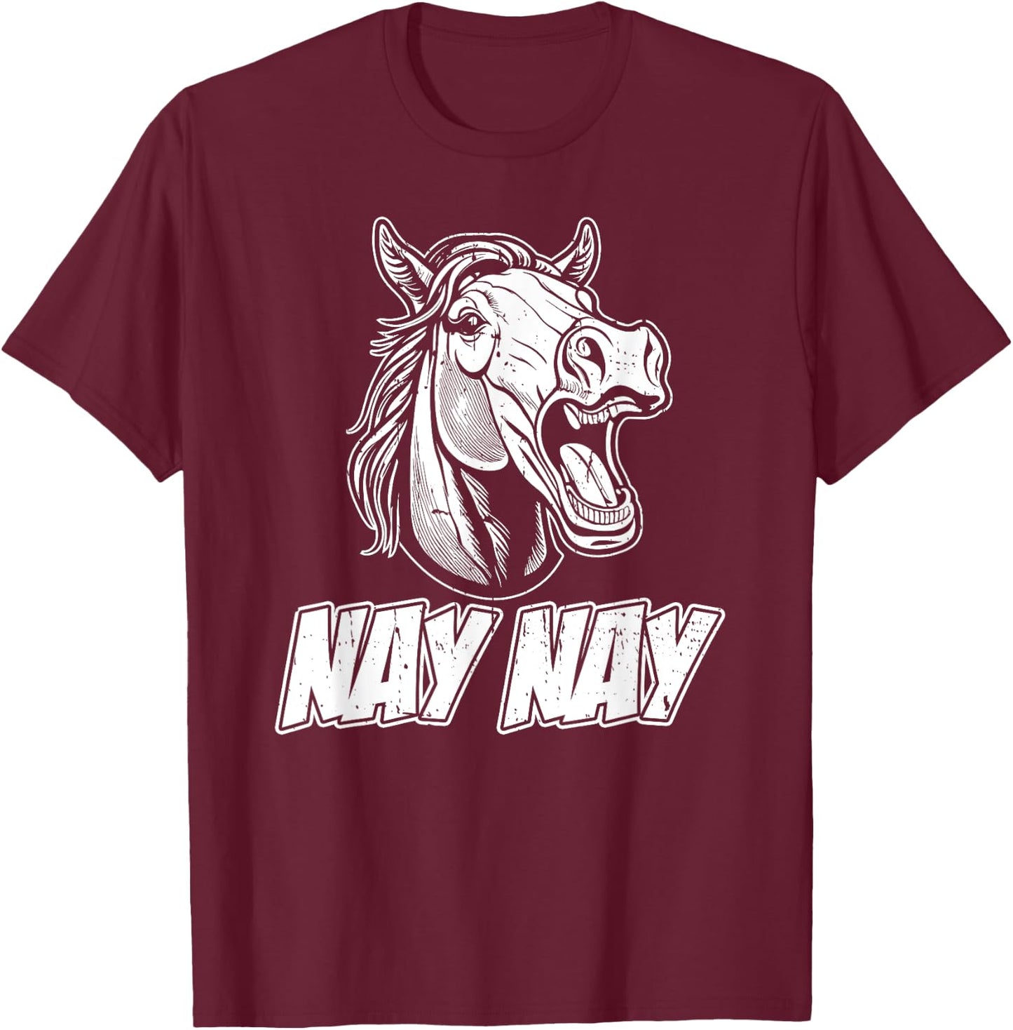 Nay Nay T-Shirt - T-Shirt | Maroon