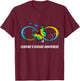 Infinity Butterfly Cushing's Disease Awareness T-Shirt - T-Shirt | Maroon