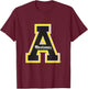 App State Mountaineers | Official University NCAA | PPAPP032 T-Shirt - T-Shirt | Maroon