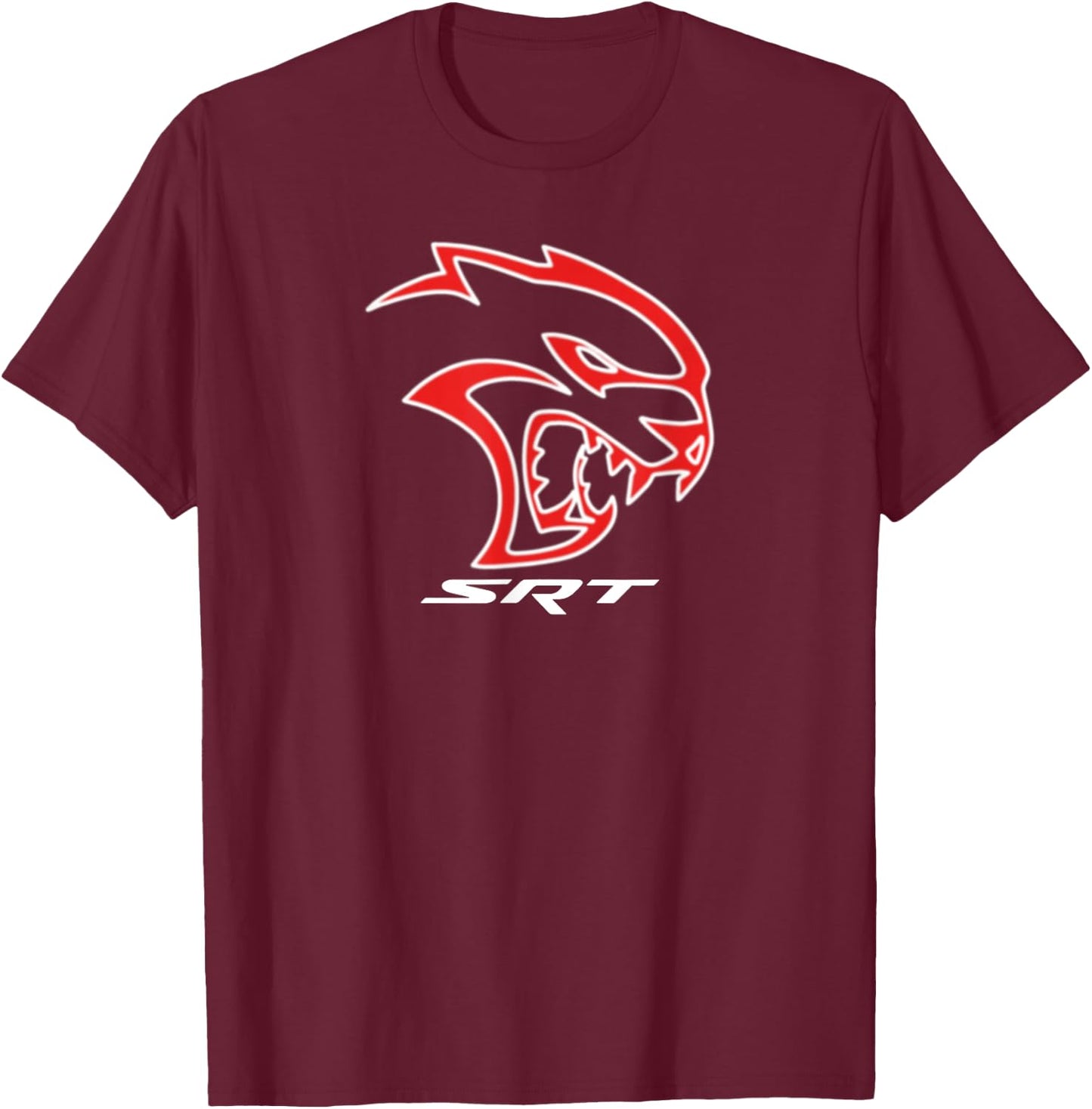 Dodge Neon Hellcat T-Shirt - T-Shirt | Maroon