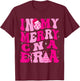 In My Merry CNA Era Christmas Retro T-Shirt - T-Shirt | Maroon