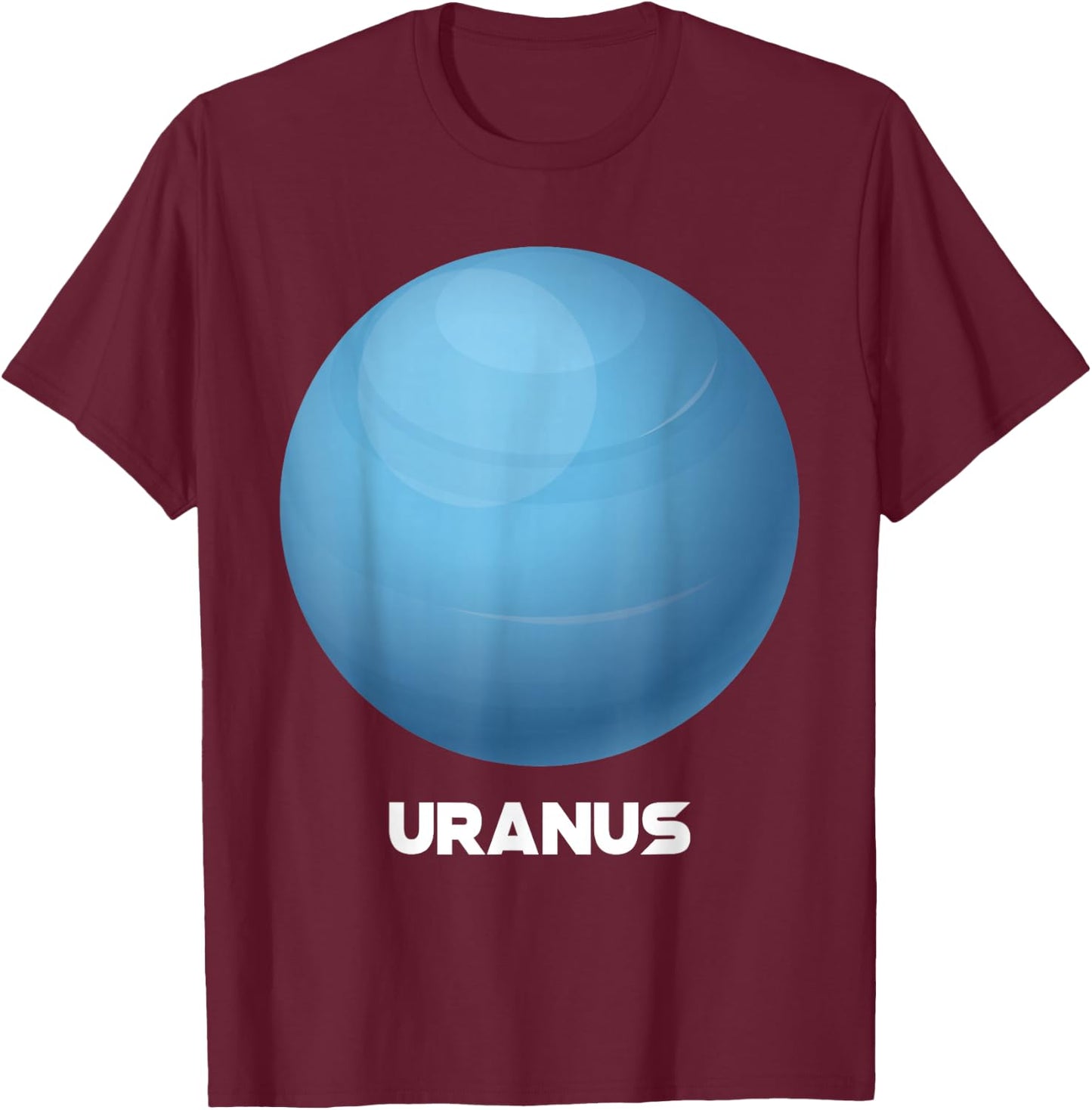 Uranus T-Shirt - T-Shirt | Maroon