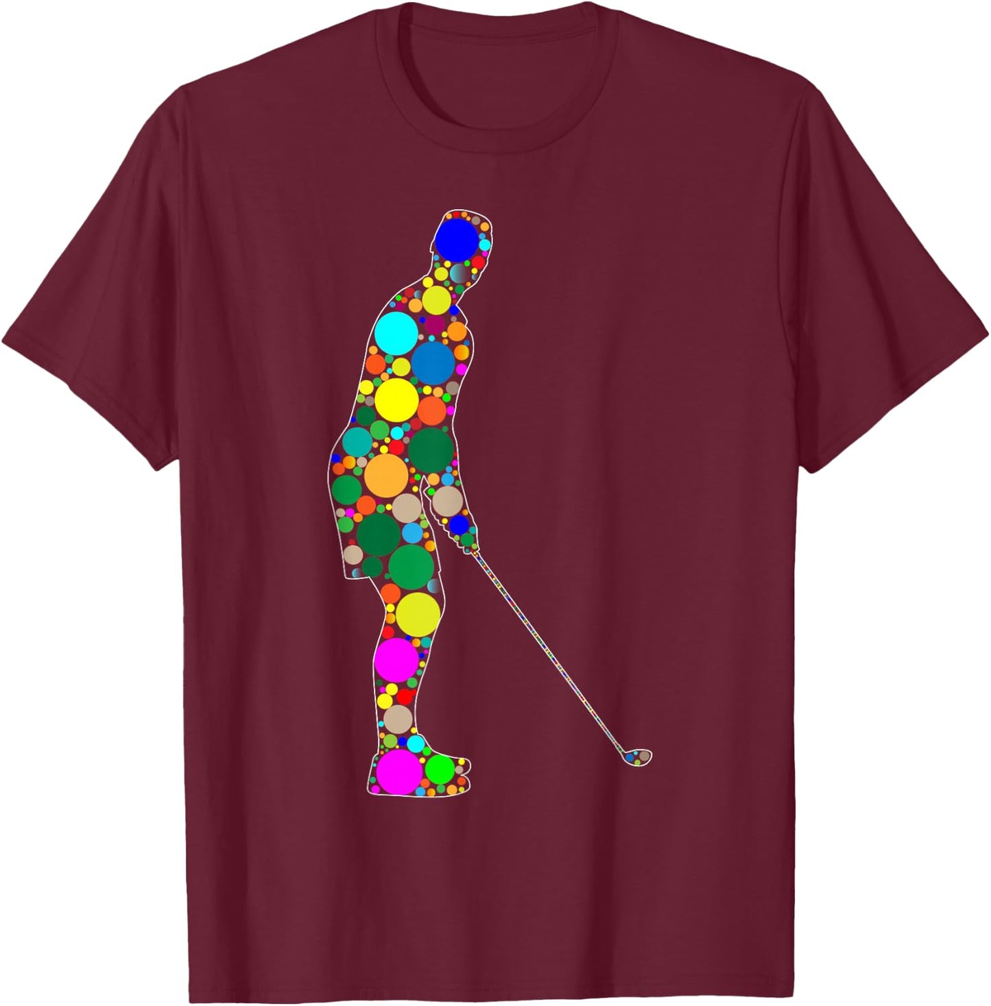 Funny Polka Dot Golf Lover September 15th Dot day kids T-Shirt - T-Shirt | Maroon