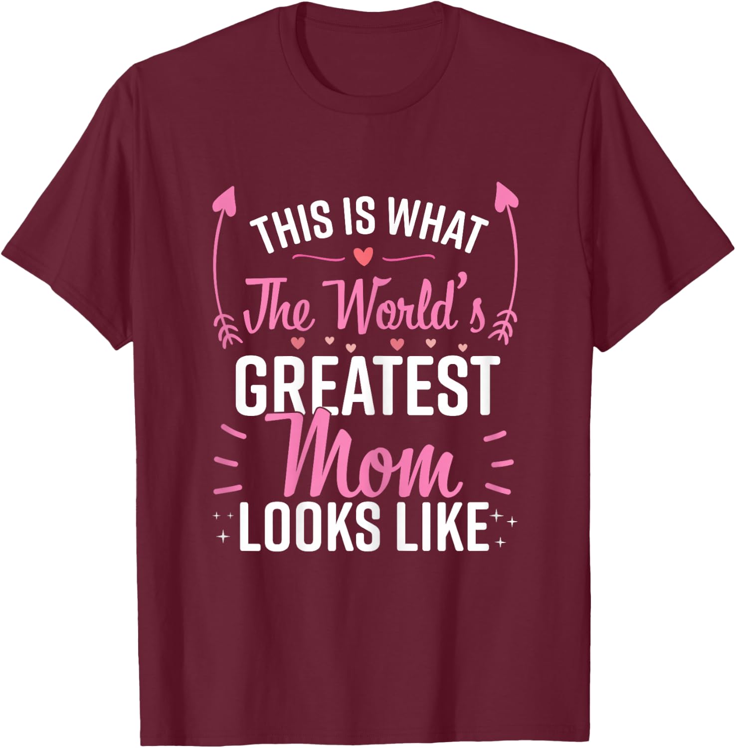 Best Mom Best Mother T-Shirt - T-Shirt | Maroon