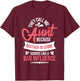 They Call Me Aunt - Partner in Crime Auntie New Niece Nephew T-Shirt - T-Shirt | Maroon