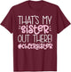 That's My Sister Cheer Sister Cheerleading Sister T-Shirt - T-Shirt | Maroon